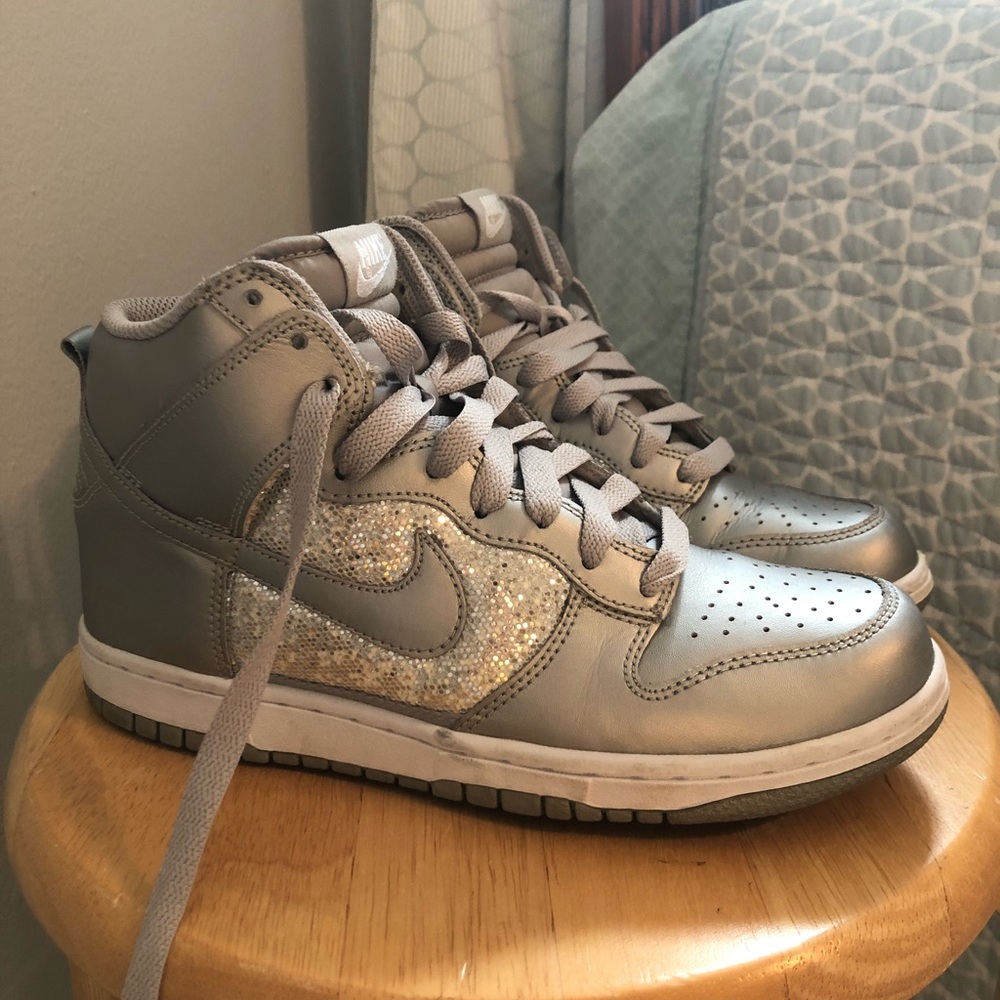 Metallic Nike Dunk High